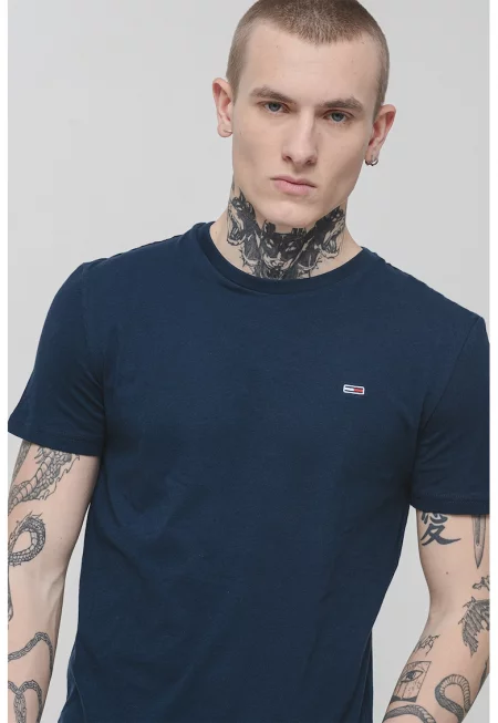 Слим тениска - 3 броя - Бял/Черен/Тъмносин