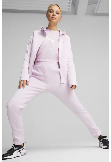 Спортен панталон Evostripe с лого - Лилав