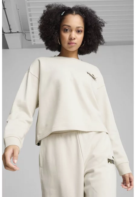 Суитшърт Essentials+ Class Act с паднали ръкави