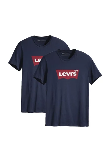 Тениска с лого - 2 части - Син