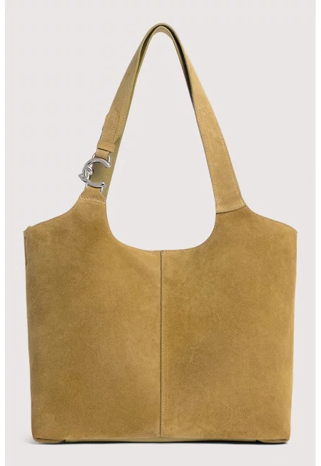 Велурена хобо чанта C-Easy