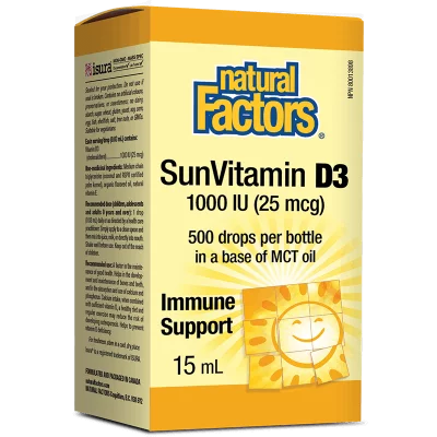 Имунитет - Витамин D3, 1000 IU x 15 ml/ 500 дози
