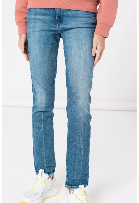 Вталени дънки D-Arcy с висока талия - Син