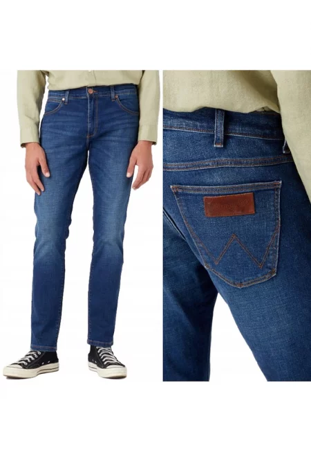 Wrangler  Slim Tapered дънки - тъмносини - Син