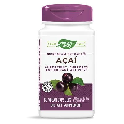 Акай (Асаѝ) – премиум екстракт - Мощен антиоксидант, 520 mg, 60 капсули