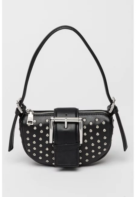 Чанта през рамо Baxis от еко кожа - Черен