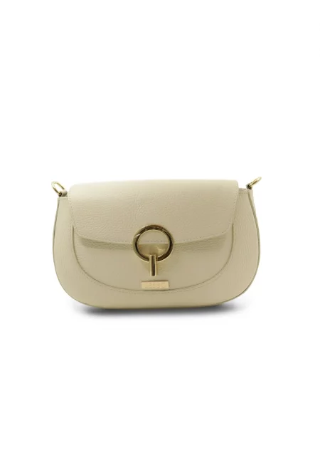 Чанта за рамо Tesoro della Gioia от естествена кожа - Крем