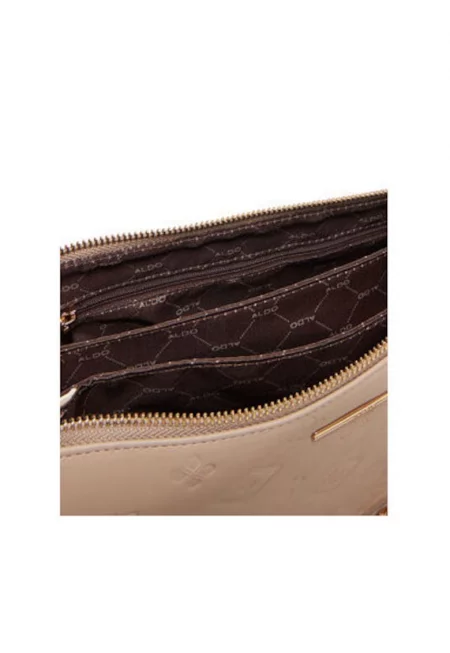 Дамска чанта  13989225 - Текстил - Бежов