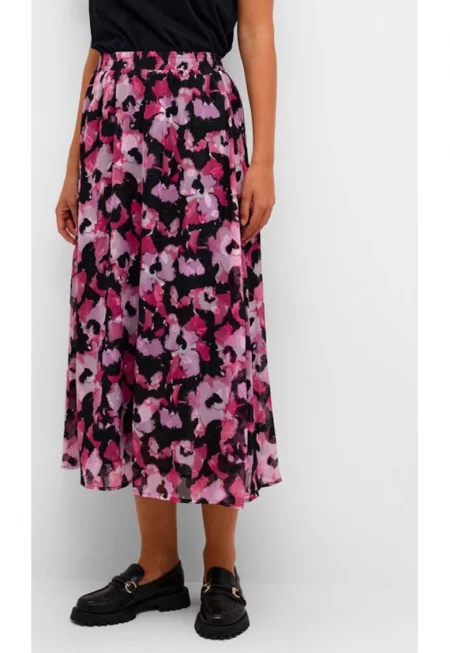 Дамска пола - кафе - 99267 - розово - полиестер