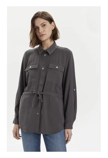 Дамска риза -  85900 - Вискоза - Сива