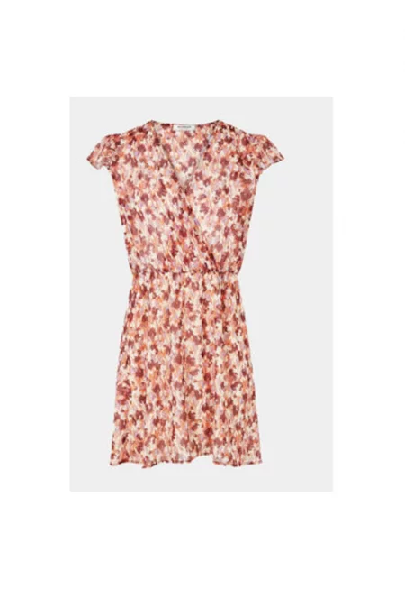 Дамска рокля -  303917746 - Полиестер - Кафяв