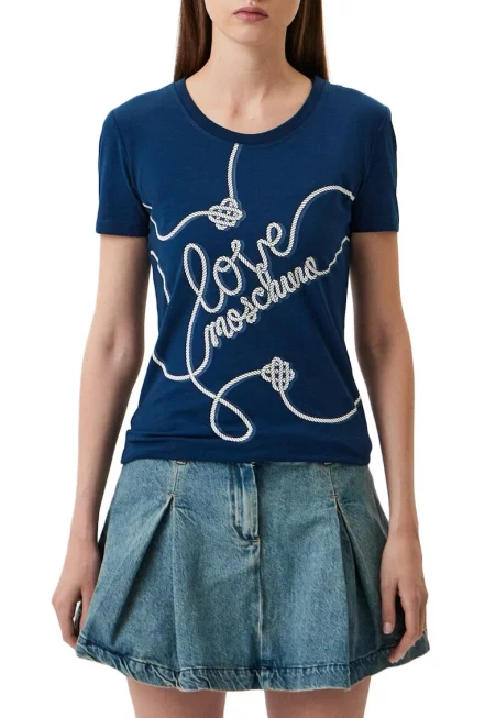 Дамска тениска  W4H1939 - Син