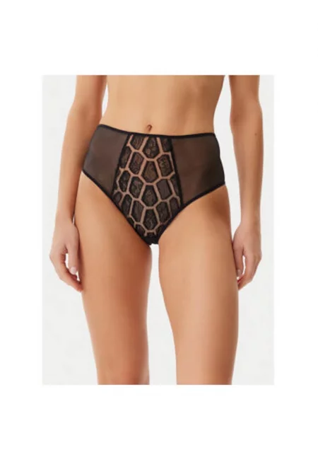 Дамски бикини -  304888014 - Полиестер - Черен