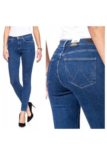 Дамски дънки -  8551-184 - Памучни - Дълги - Petite - Дънкови - W24-L32 US - Сини