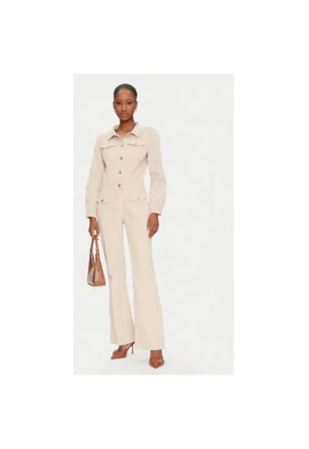 Дамски гащеризон  251-PVARMA - Памук/Еластан - Бежов - Бежов