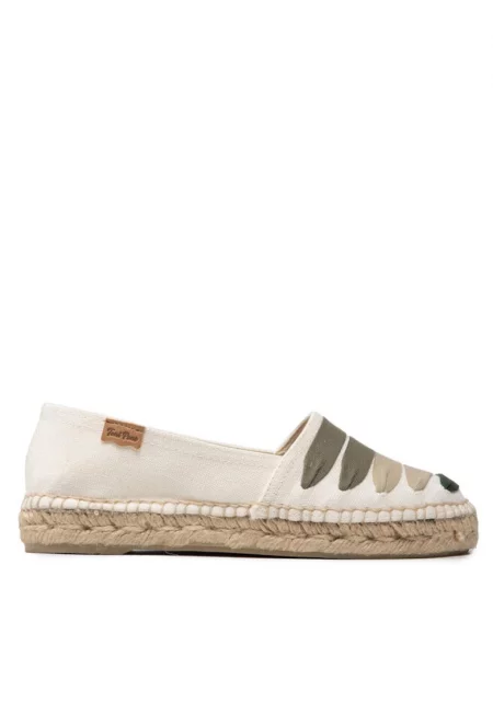 Дамски обувки  300203316 - Естествена кожа/текстил - Бели