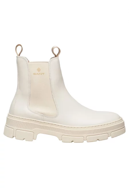 Дамски обувки -  Monthike - Естествена кожа - Екрю - Екрю