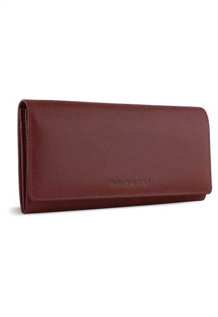 Дамски портфейл Continental -  естествена кожа - серия MIRA - 491011 - Интензивночервен
