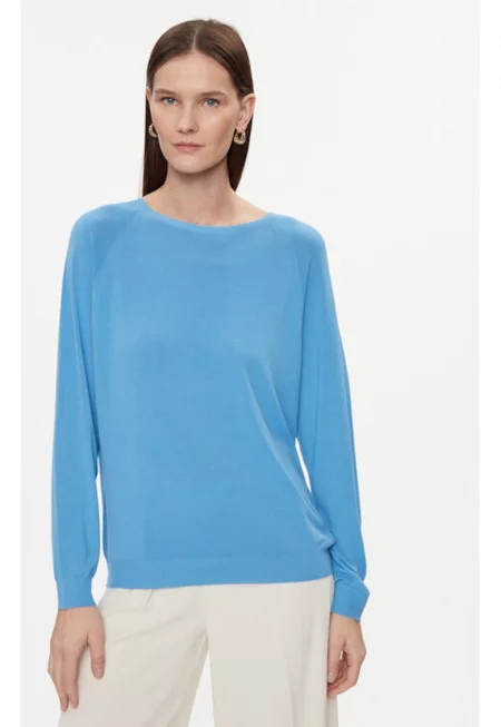 Дамски пуловер -  304107085 - Вискоза - Един размер INTL - Син