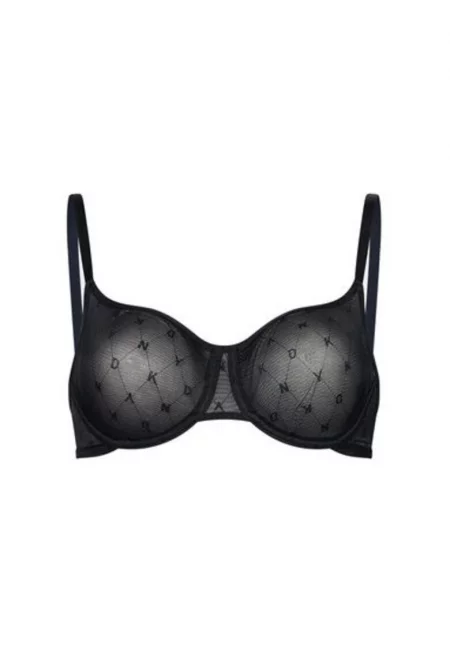 Дамски сутиен -  207599864 - Найлон/Еластан - Черен - Черен