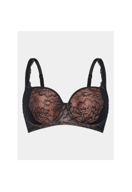Дамски сутиен  Полиамид/Полиестер - Черен - Черен