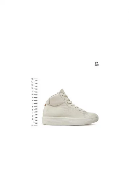 Детски спортни обувки  304340468 - Естествена кожа - Бял - Бял