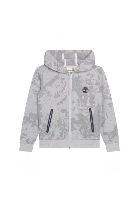 Детски суичър -  Памук/Полиестер - Сив - Сив