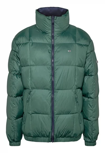 Двулицево зимно яке със свободна кройка