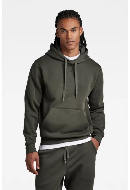 Худи Premium Core с джоб кенгуру - Каки