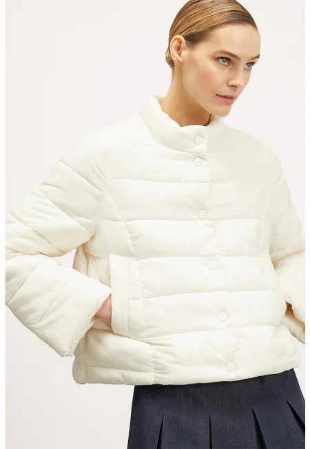 Капитонирано зимно яке с джобове