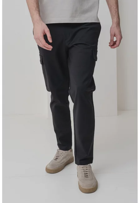 Карго панталон с органичен памук - Черен