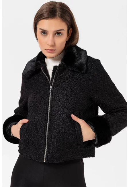 Късо яке с еко пух