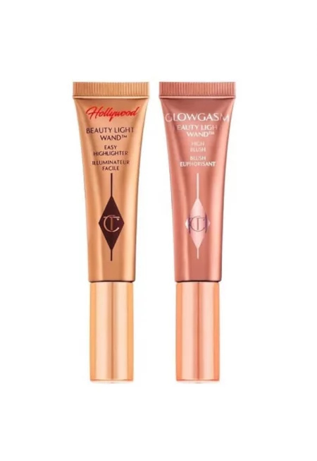 Комплект хайлайтър & Руж -  Hollywood Super Star Glow Kit - Beauty Light Wand - 2 x 5 ml