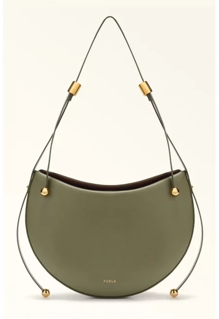 Кожена чанта Half-Moon