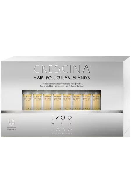 Лечение против изтъняване на косата при мъже  Follicular Islands 1700 - 20 ампули