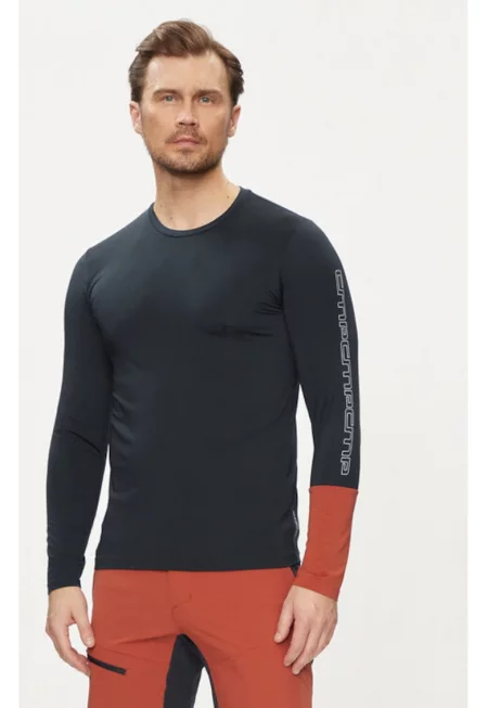 Мъжка тениска -  303442446 - Полиестер - Сива