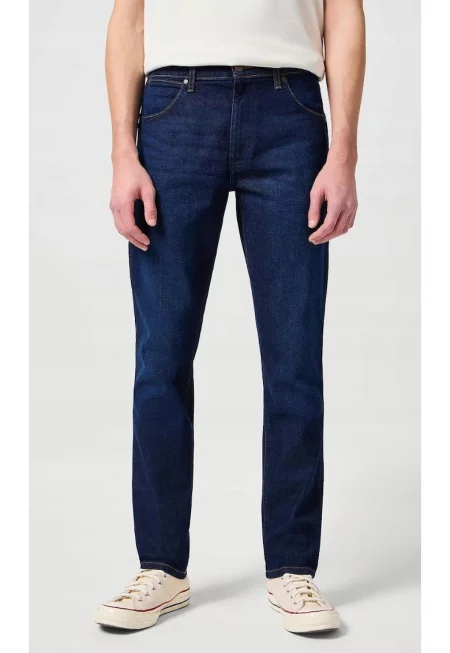 Мъжки дънки  Larston - слим - памук/еластан - тъмносини -