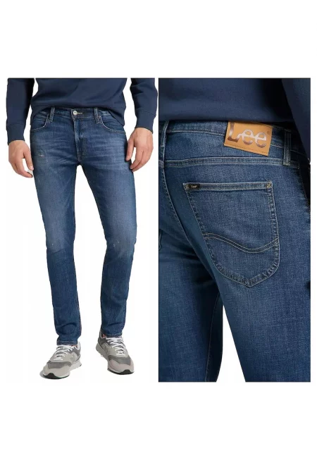 Мъжки дънки -  Luke - Памучни - Дълги - Мъжки - Slim fit - W31-L34 US - Сини