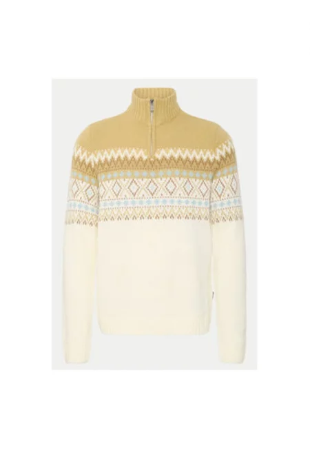 Мъжки пуловер -  304400575 - Акрил - Бежов - Бежов