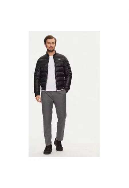 Мъжко яке -  304612718 - Полиамид - Черно - Черен