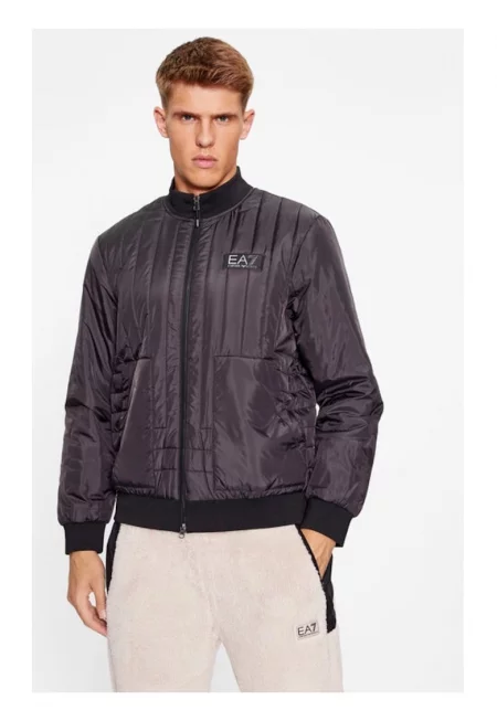 Мъжко яке -  79901 - черно - полиестер