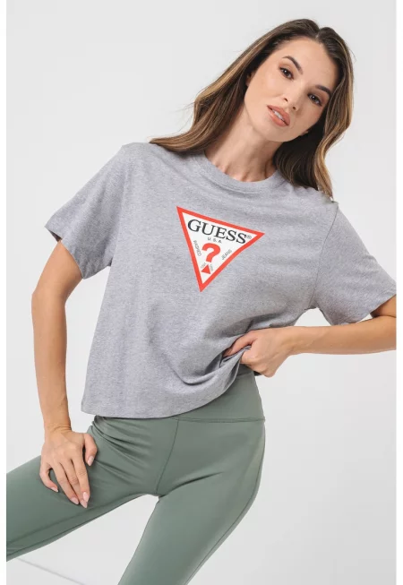 Памучна тениска с лого