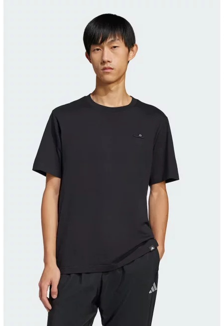 Памучна тениска с овално деколте