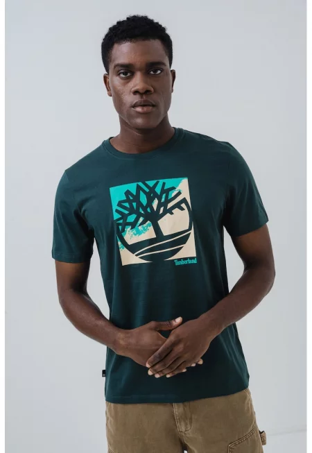 Памучна тениска с принт