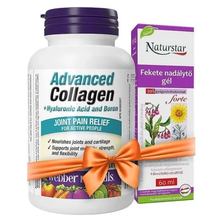 Промо пакет 19 - Колаген с хиалуронова киселина и бор 40 мини каплети + Гел с черен оман и арника 60 ml