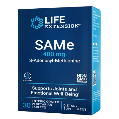 САМ-е (SAMe - S-Adenosyl-Methionine), 400 mg х 30 стомашно устойчиви таблетки