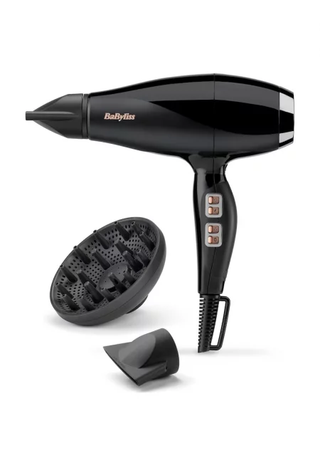 Сешоар  Air Power Pro  - 2300W - Йонизация - 3 степени - 2 скорости - Черен