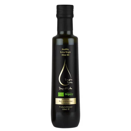 Студено пресовано маслиново масло органик - Зехтин с високо съдържание на полифеноли, 250 ml