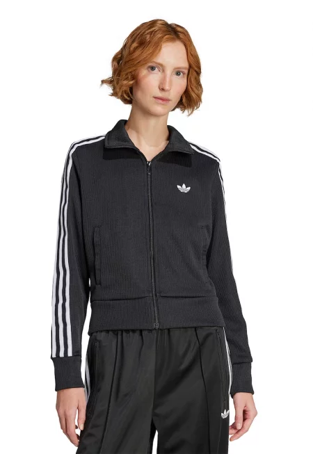 Суитшърт Firebird с цип - Бял/Антрацитно сиво