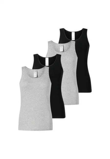 Танк топ - 4 чифта - Черен/Сив